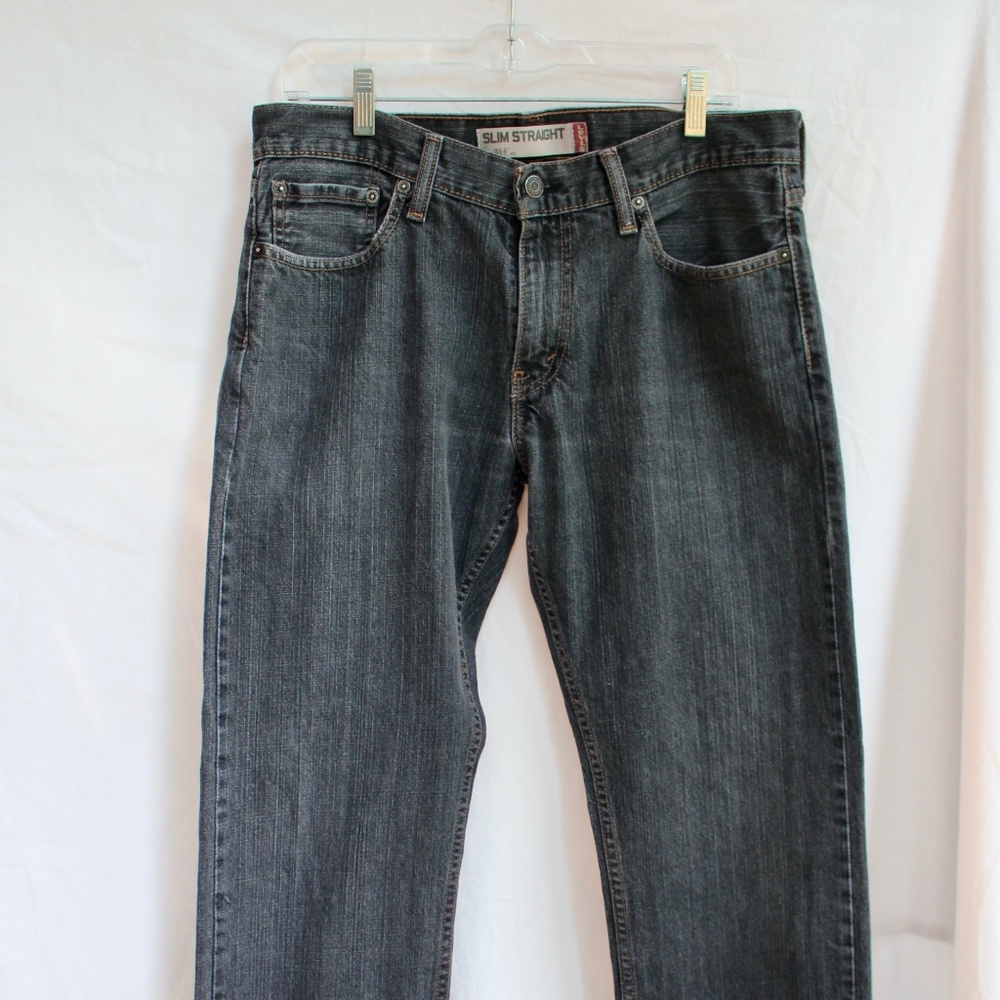Levi 514 Mens Jeans Slim Straight 33x32